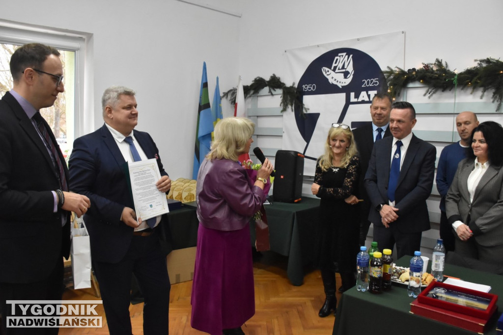 Świąteczno-jubileuszowe posiedzenie zarządu PZW Tarnobrzeg