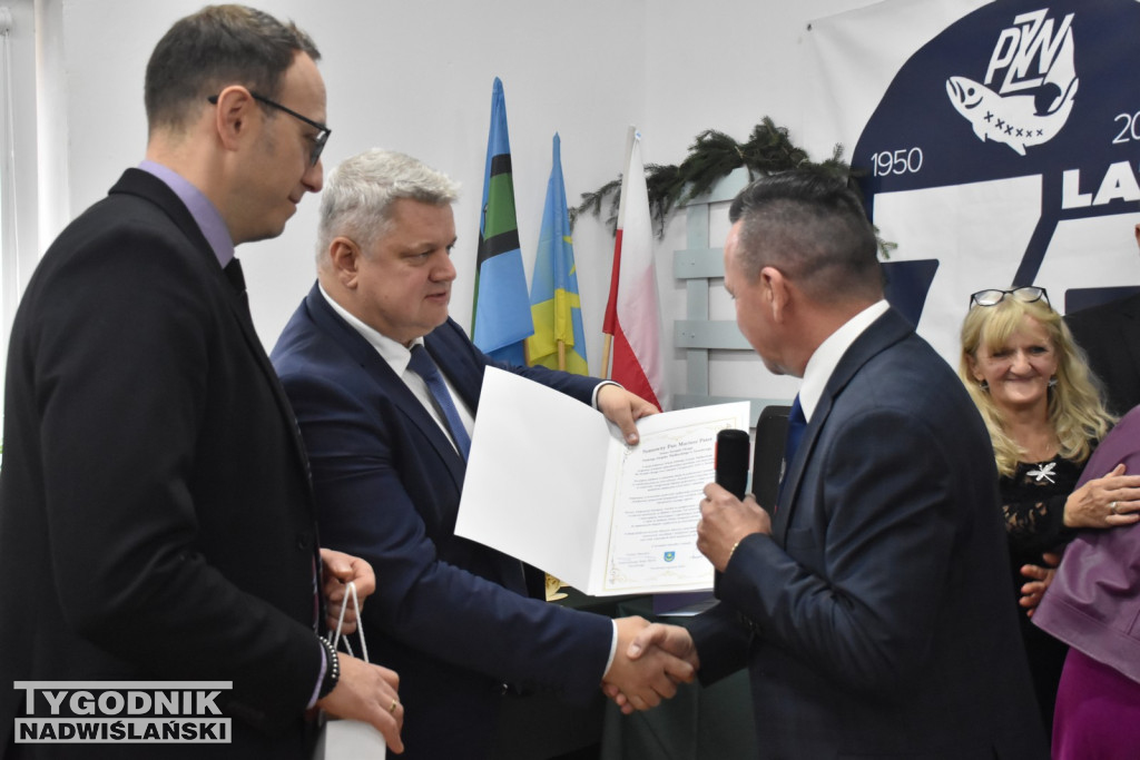 Świąteczno-jubileuszowe posiedzenie zarządu PZW Tarnobrzeg