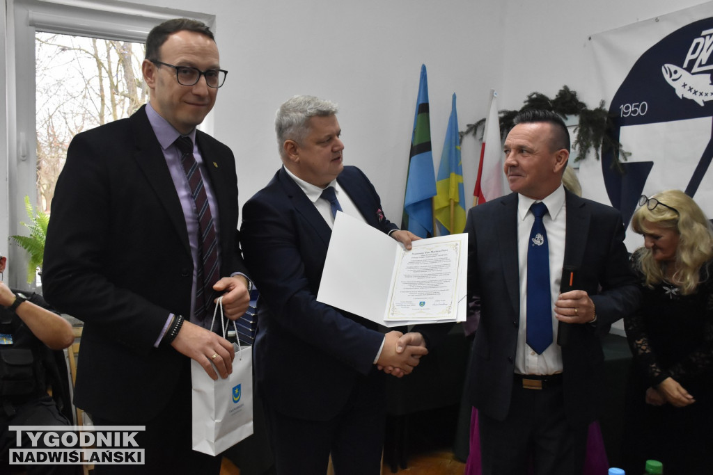 Świąteczno-jubileuszowe posiedzenie zarządu PZW Tarnobrzeg