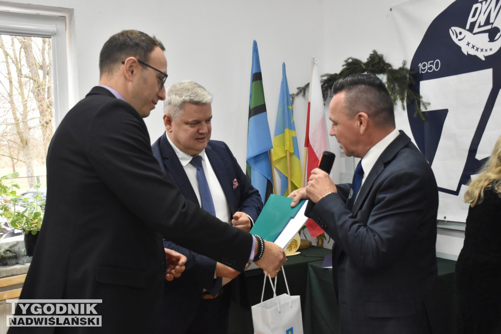 Świąteczno-jubileuszowe posiedzenie zarządu PZW Tarnobrzeg
