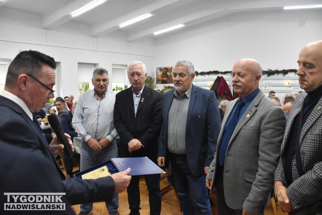 Świąteczno-jubileuszowe posiedzenie zarządu PZW Tarnobrzeg