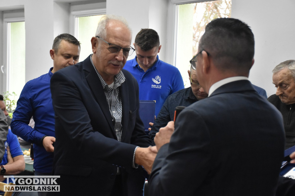Świąteczno-jubileuszowe posiedzenie zarządu PZW Tarnobrzeg