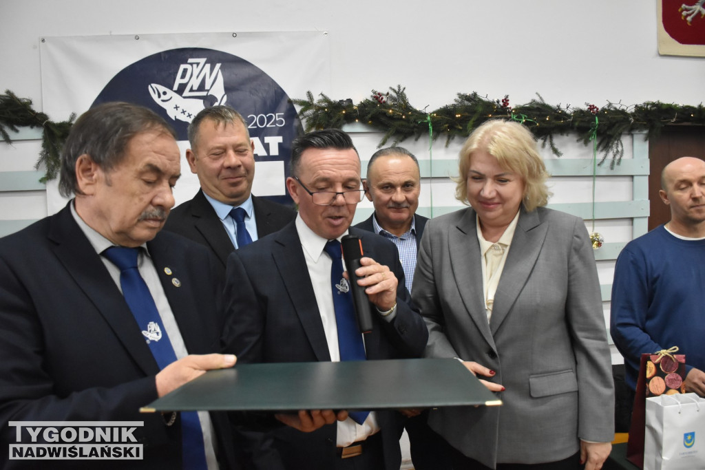 Świąteczno-jubileuszowe posiedzenie zarządu PZW Tarnobrzeg