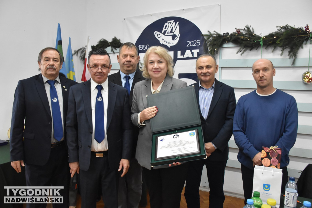 Świąteczno-jubileuszowe posiedzenie zarządu PZW Tarnobrzeg
