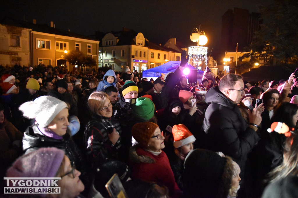 Rozświetlenie tarnobrzeskiej choinki 2025