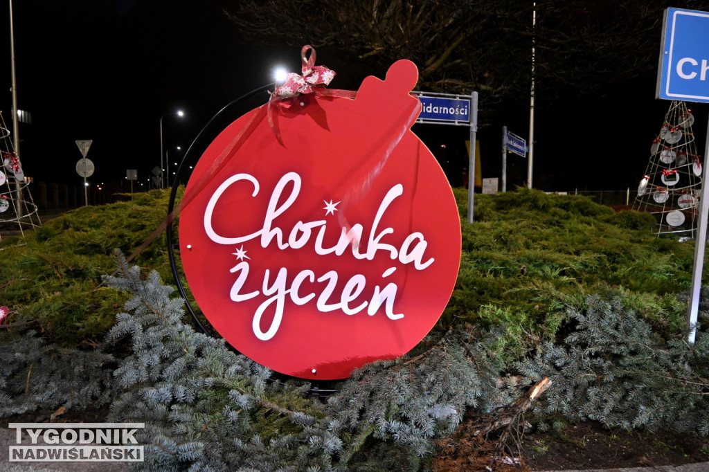 Rondo Choinki Życzeń w Tarnobrzegu