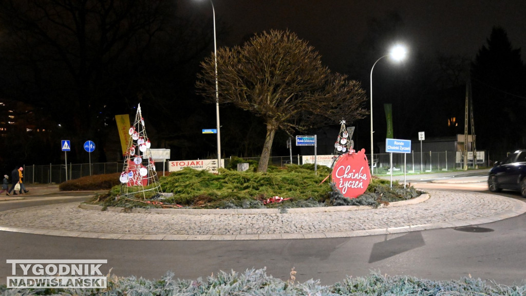 Rondo Choinki Życzeń w Tarnobrzegu
