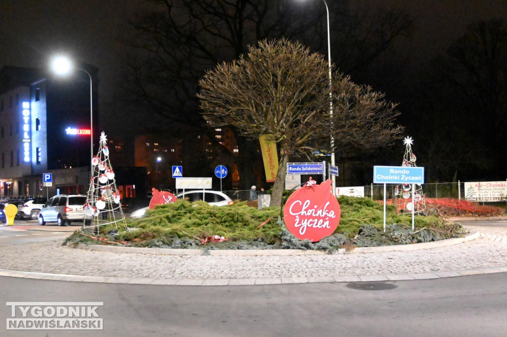 Rondo Choinki Życzeń w Tarnobrzegu