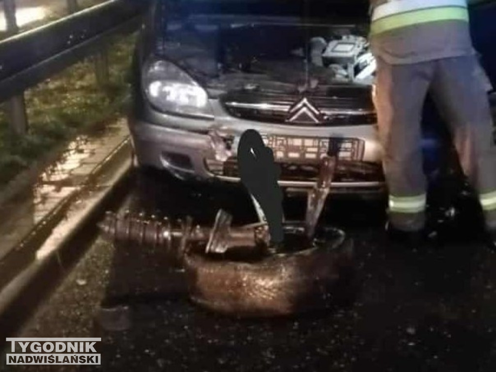 Wypadek na Kwiatkowskiego w Sandomierzu