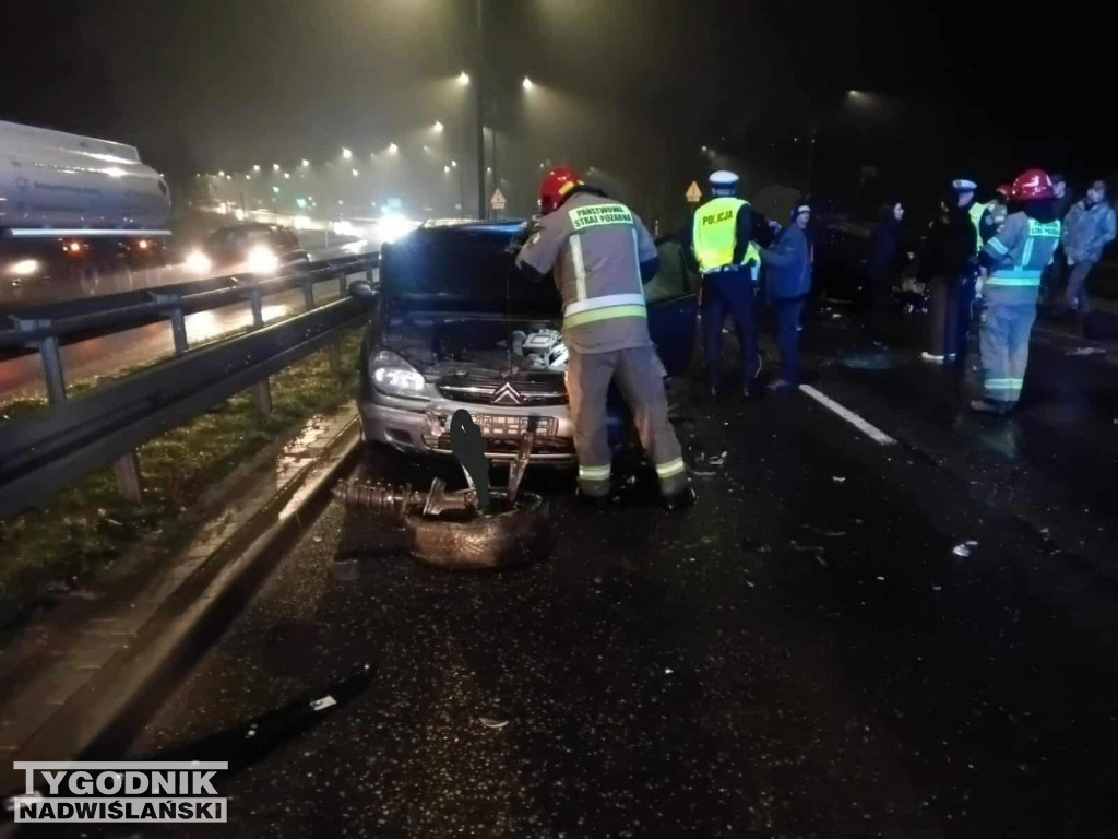 Wypadek na Kwiatkowskiego w Sandomierzu