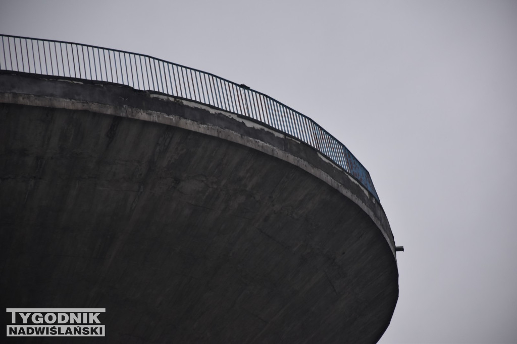 Remont wieży ciśnień w Tarnobrzegu