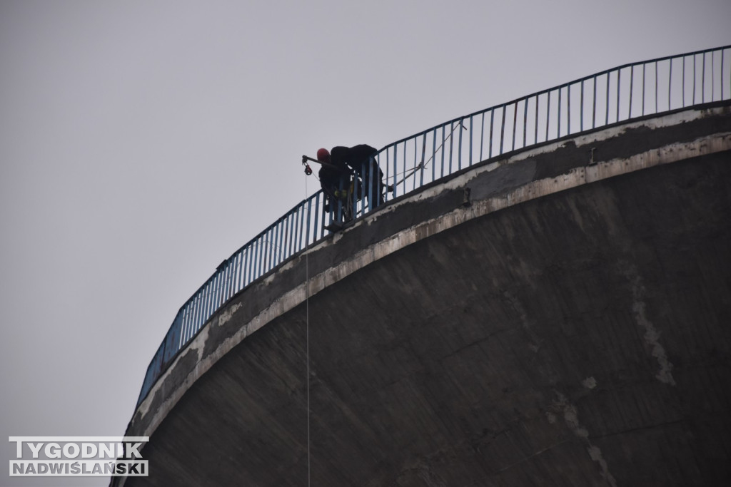Remont wieży ciśnień w Tarnobrzegu
