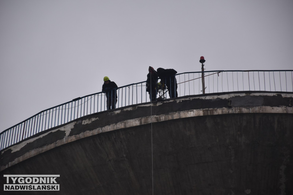 Remont wieży ciśnień w Tarnobrzegu