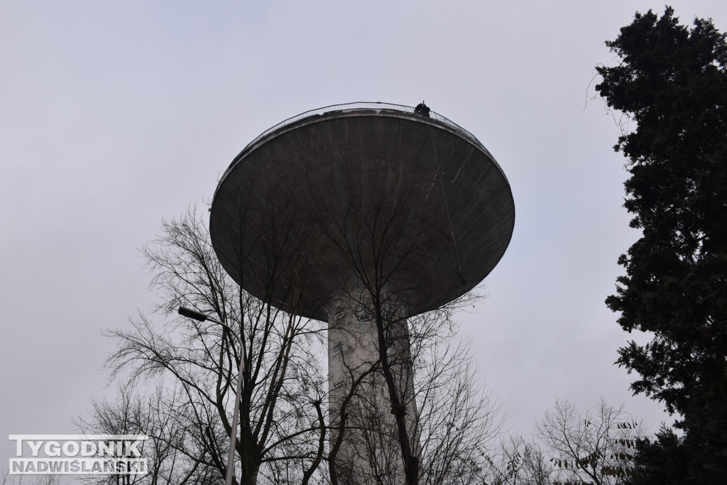 Remont wieży ciśnień w Tarnobrzegu