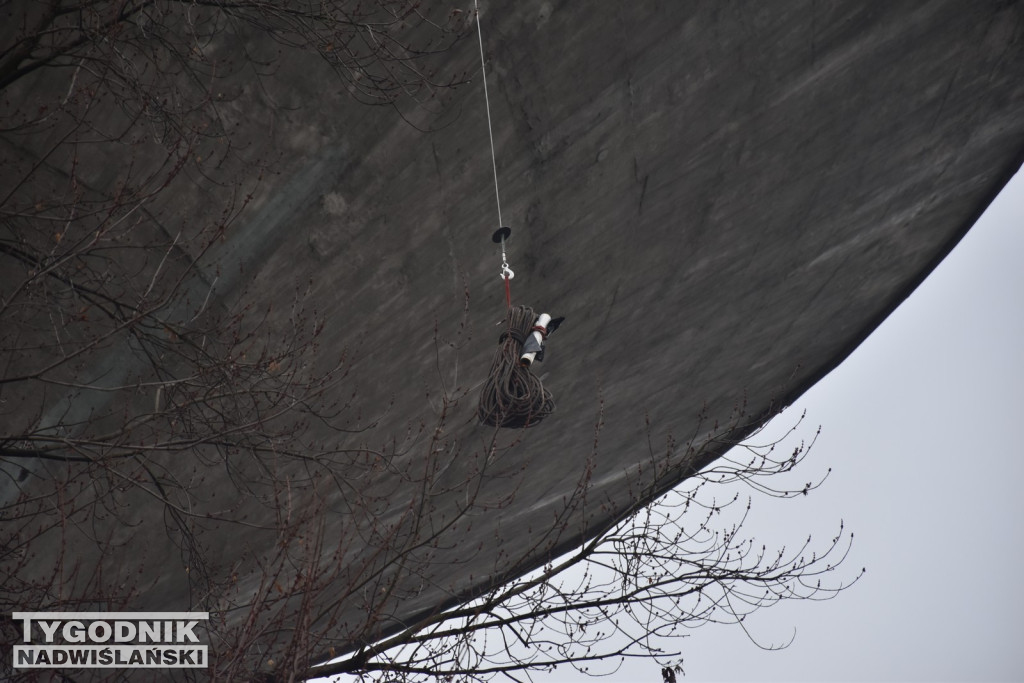 Remont wieży ciśnień w Tarnobrzegu