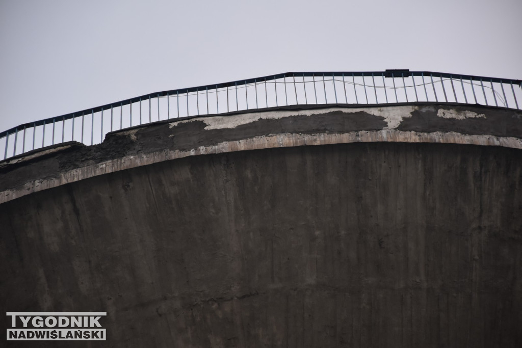 Remont wieży ciśnień w Tarnobrzegu