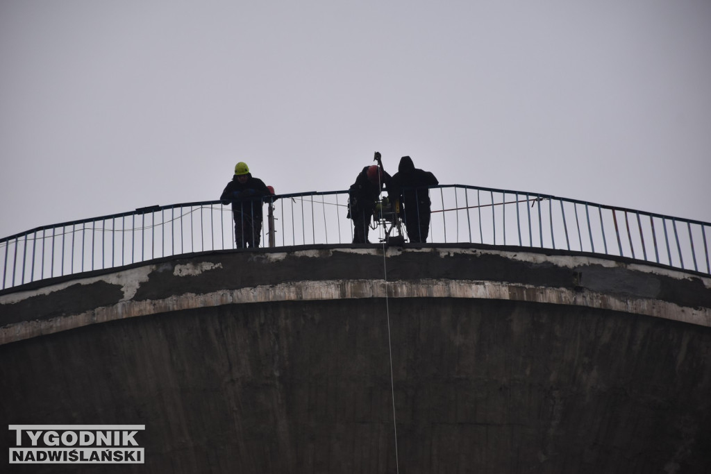 Remont wieży ciśnień w Tarnobrzegu