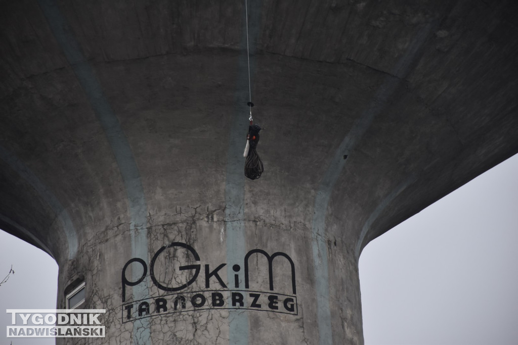 Remont wieży ciśnień w Tarnobrzegu