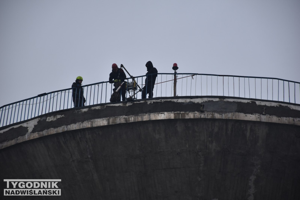 Remont wieży ciśnień w Tarnobrzegu