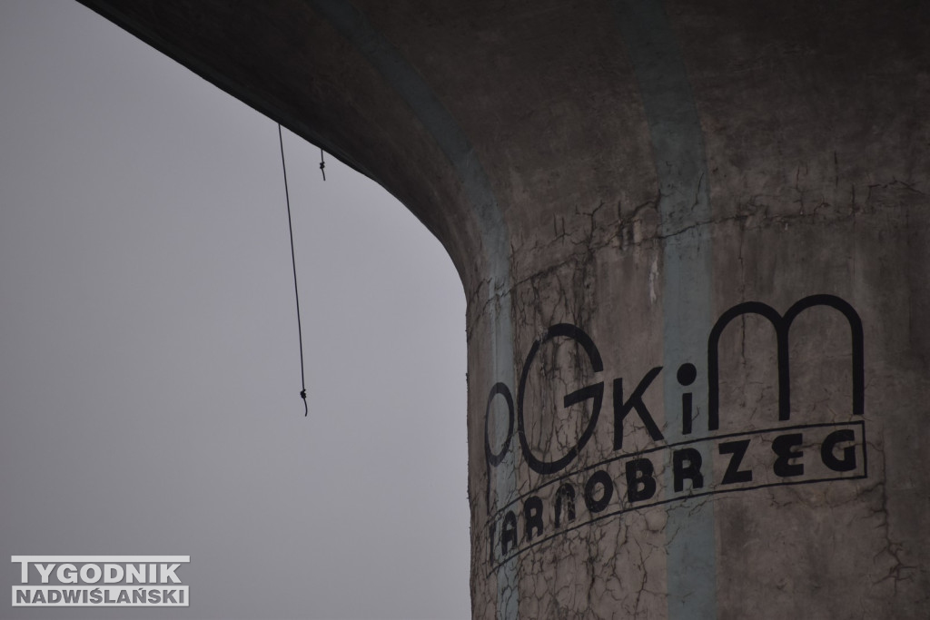 Remont wieży ciśnień w Tarnobrzegu