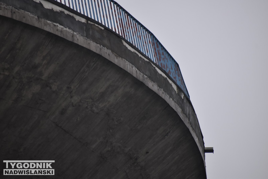 Remont wieży ciśnień w Tarnobrzegu