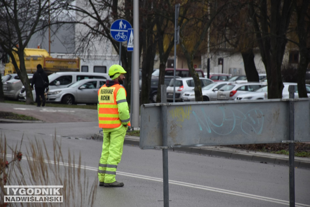 Remont skrzyżowania w Tarnobrzegu
