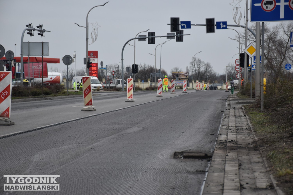 Remont skrzyżowania w Tarnobrzegu
