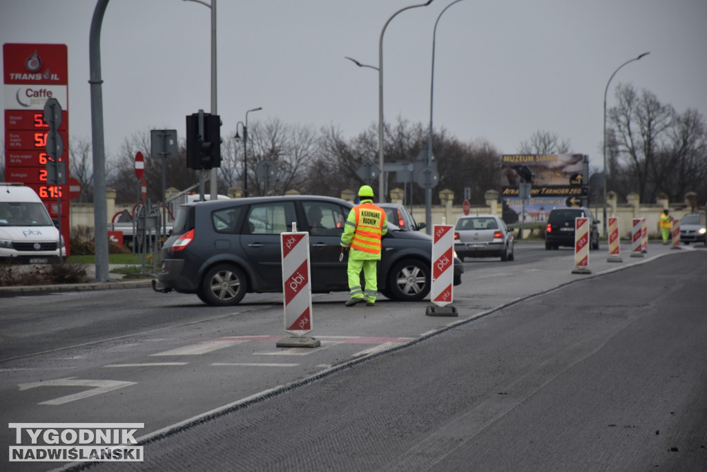 Remont skrzyżowania w Tarnobrzegu