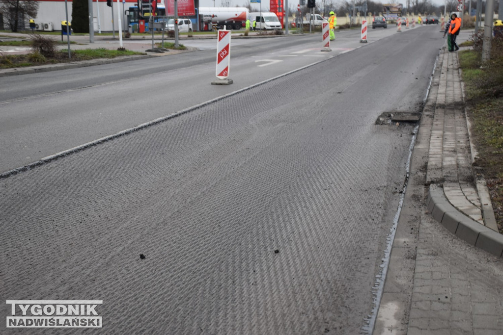 Remont skrzyżowania w Tarnobrzegu