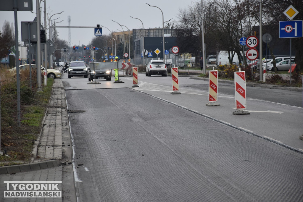 Remont skrzyżowania w Tarnobrzegu