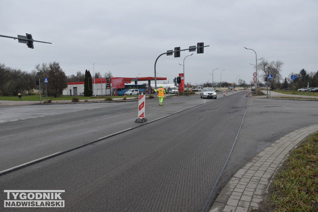 Remont skrzyżowania w Tarnobrzegu