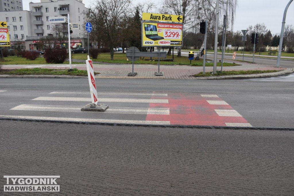 Remont skrzyżowania w Tarnobrzegu