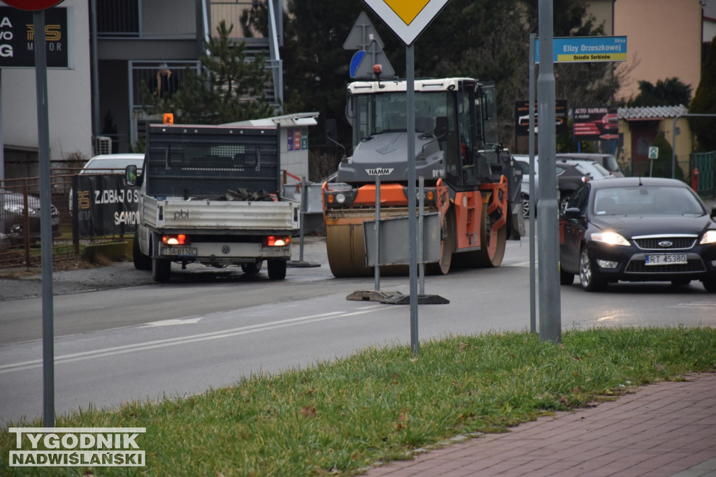 Remont skrzyżowania w Tarnobrzegu