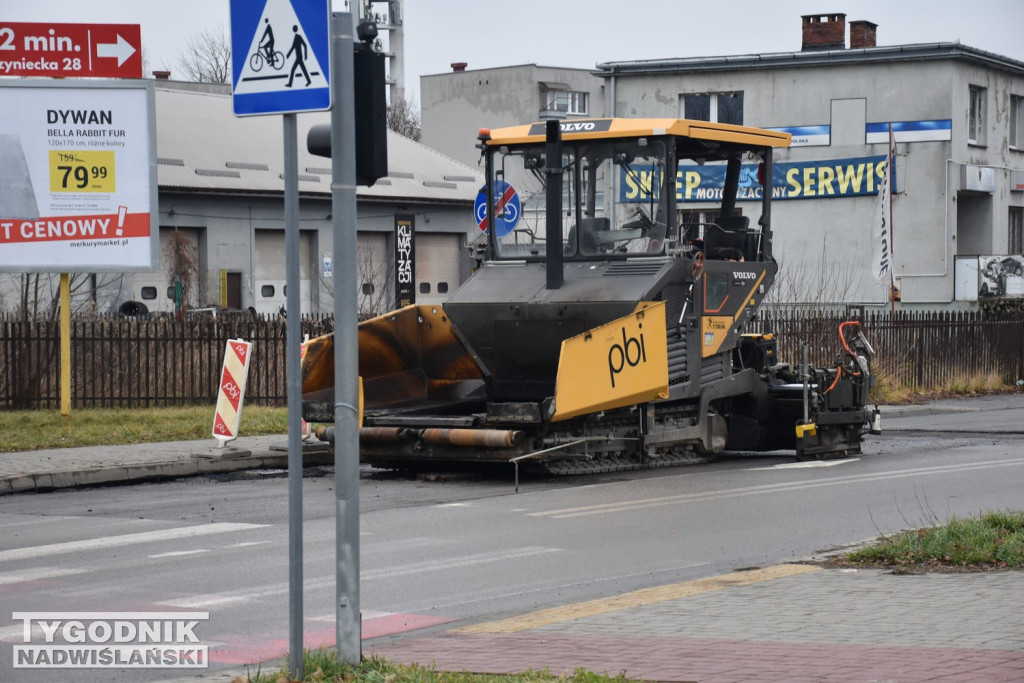 Remont skrzyżowania w Tarnobrzegu