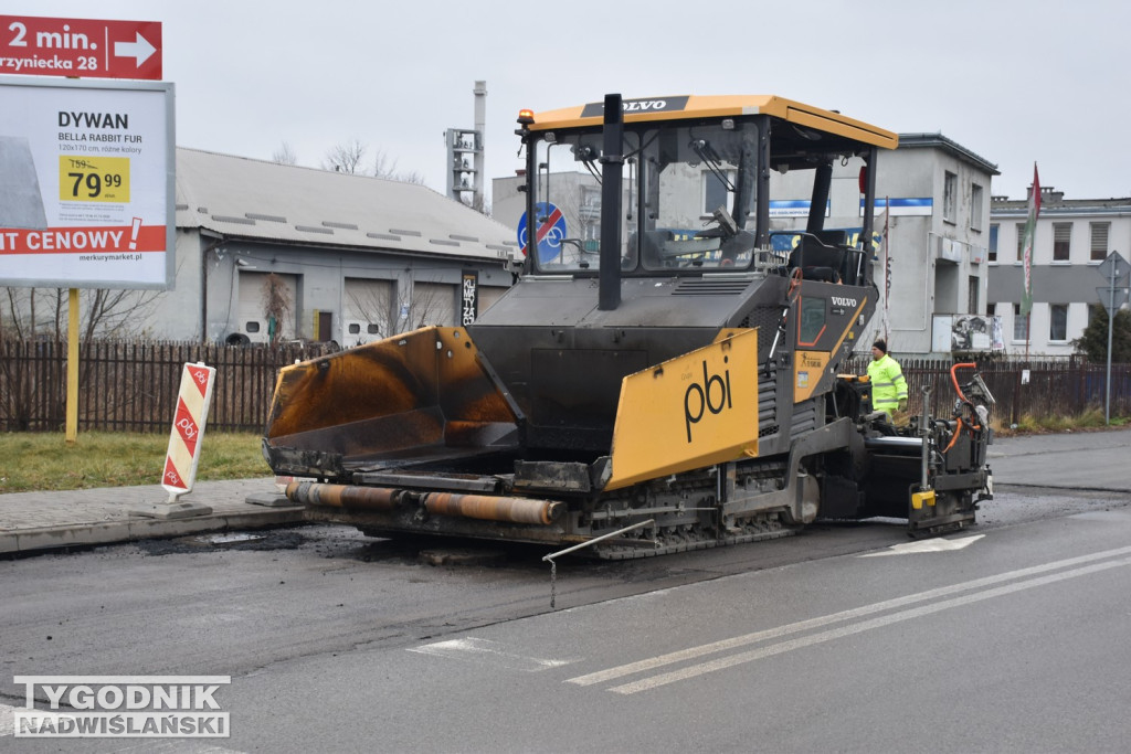 Remont skrzyżowania w Tarnobrzegu