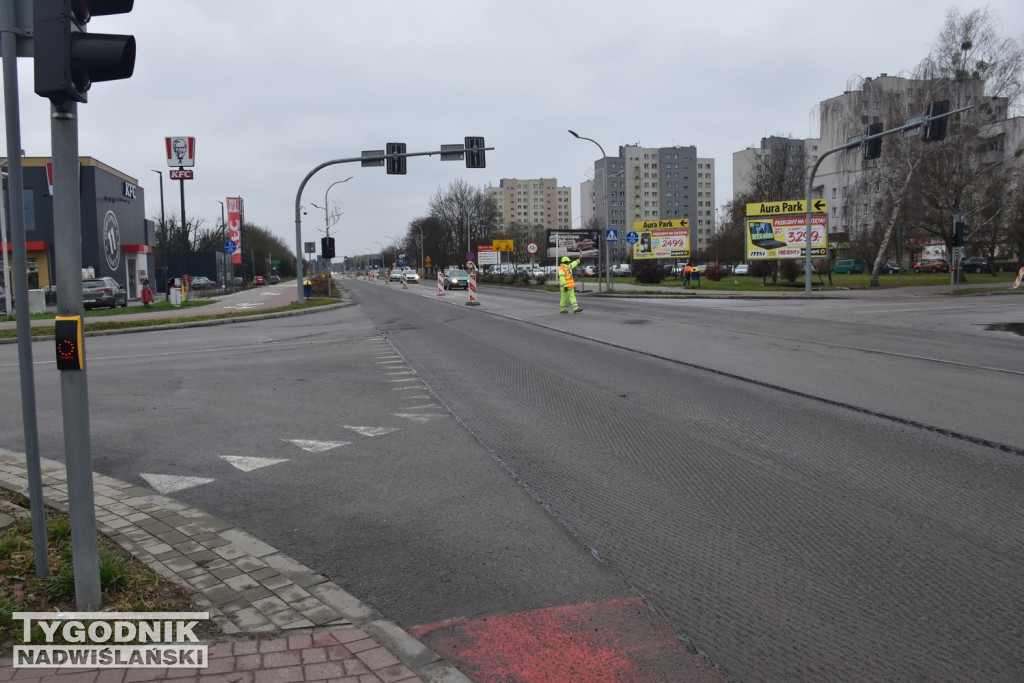 Remont skrzyżowania w Tarnobrzegu