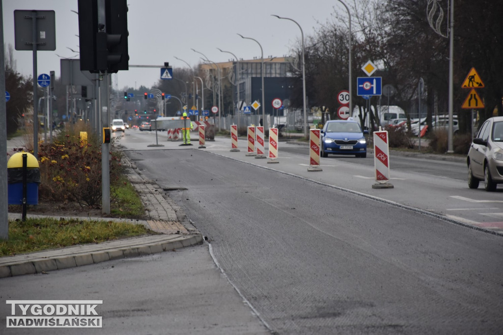 Remont skrzyżowania w Tarnobrzegu
