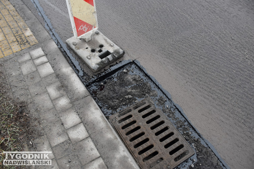 Remont skrzyżowania w Tarnobrzegu