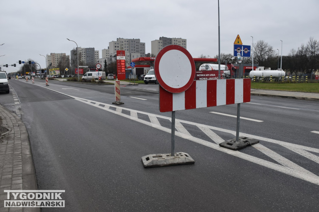 Remont skrzyżowania w Tarnobrzegu
