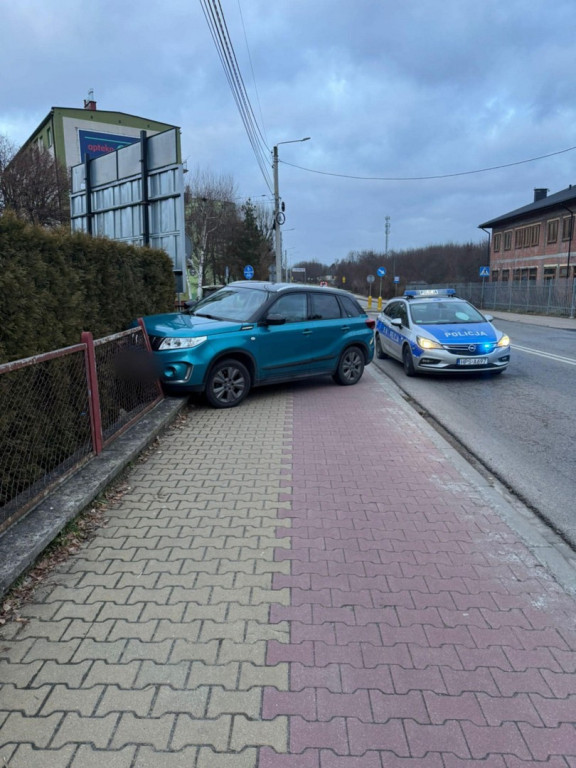 Wypadek na ul. Langiewicza w Staszowie