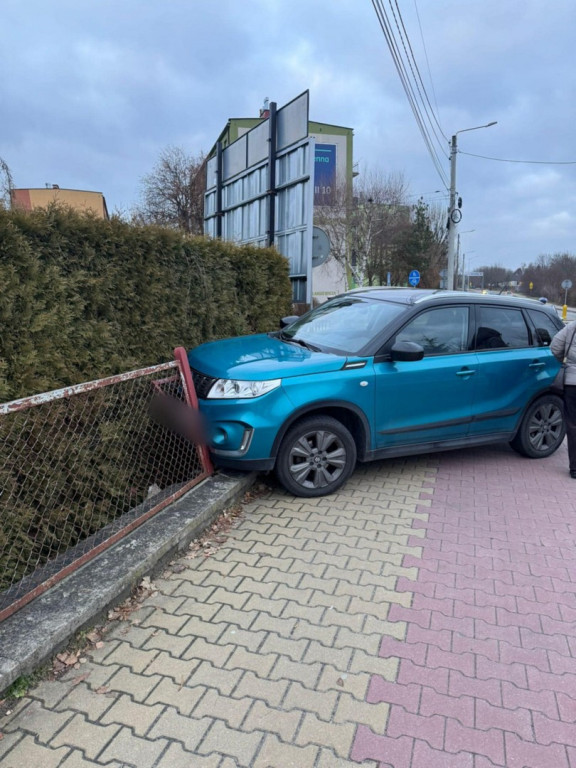 Wypadek na ul. Langiewicza w Staszowie