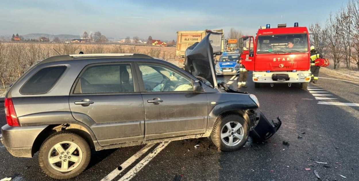 Wypadek na DK9 w powiecie sandomierskim