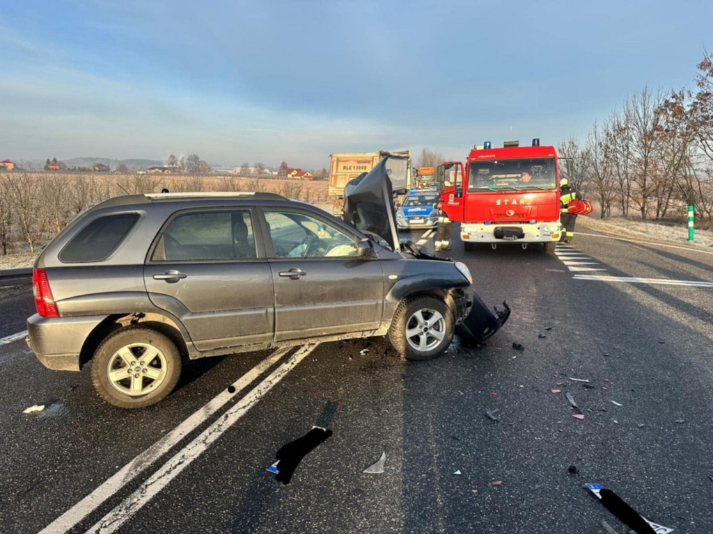 Wypadek na DK9 w powiecie sandomierskim