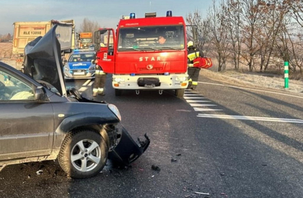 Wypadek na DK9 w powiecie sandomierskim