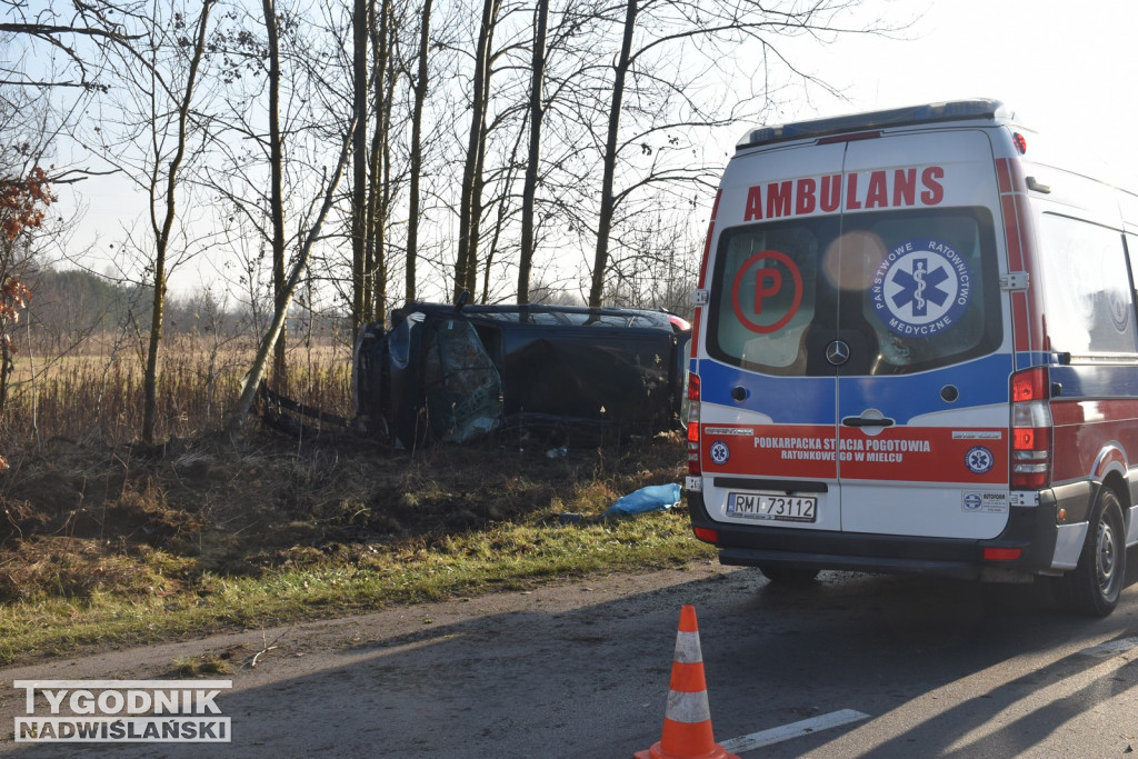 Wypadek pod Tarnobrzegiem (19.12.25 r.)