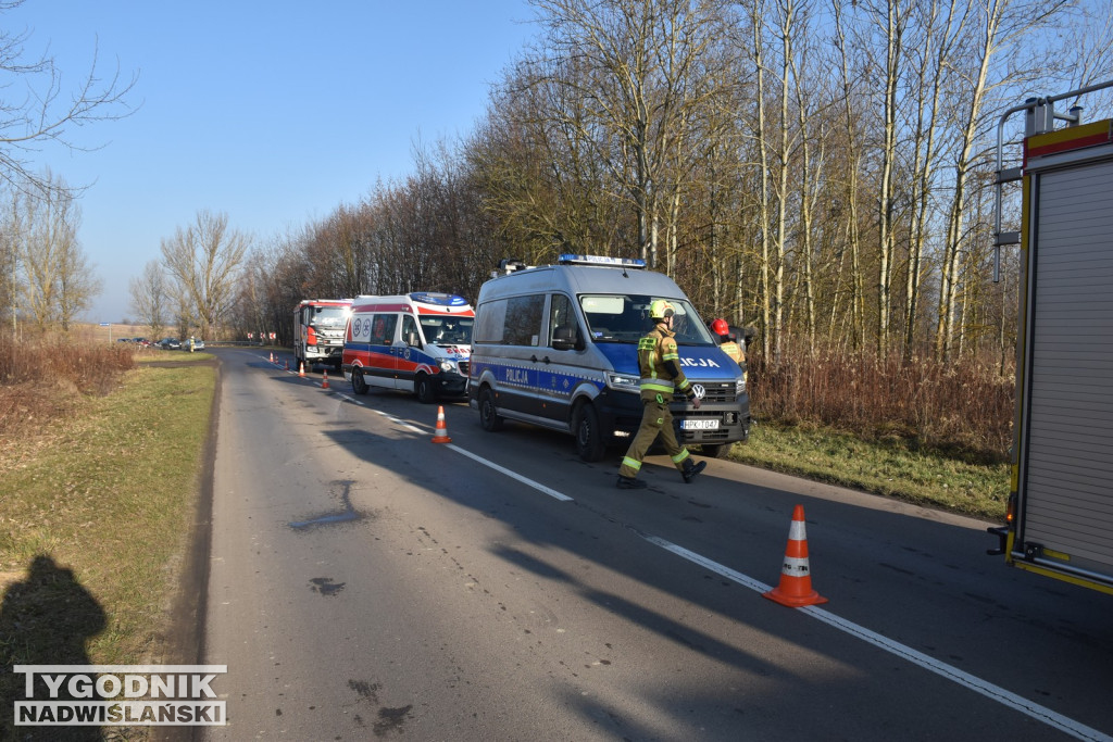 Wypadek pod Tarnobrzegiem (19.12.25 r.)