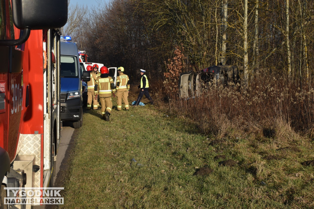Wypadek pod Tarnobrzegiem (19.12.25 r.)