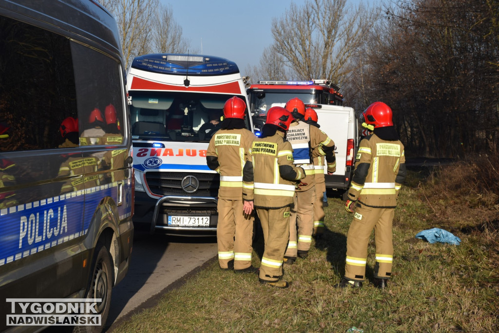 Wypadek pod Tarnobrzegiem (19.12.25 r.)