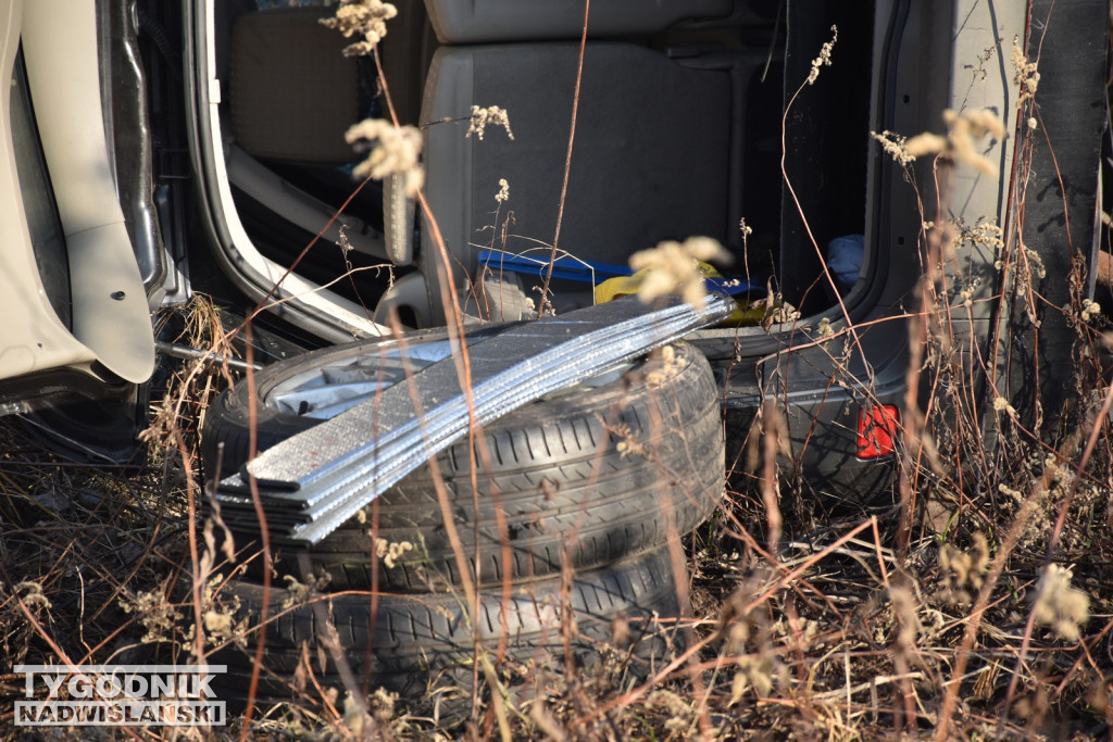 Wypadek pod Tarnobrzegiem (19.12.25 r.)