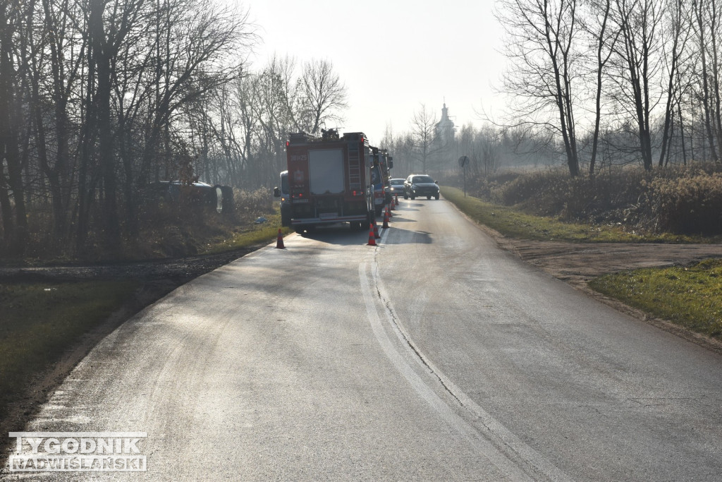 Wypadek pod Tarnobrzegiem (19.12.25 r.)